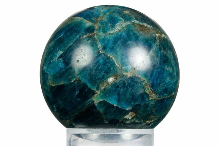 Bright Blue Apatite Sphere - Madagascar #334037